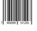 Barcode Image for UPC code 7468999181293