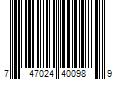 Barcode Image for UPC code 747024400989