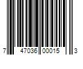 Barcode Image for UPC code 747036000153