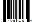 Barcode Image for UPC code 747048403430