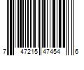 Barcode Image for UPC code 747215474546