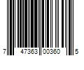 Barcode Image for UPC code 747363003605