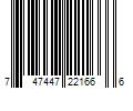 Barcode Image for UPC code 747447221666