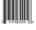 Barcode Image for UPC code 747479300056