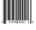 Barcode Image for UPC code 747479400213