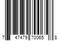 Barcode Image for UPC code 747479700658