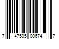 Barcode Image for UPC code 747505006747