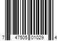 Barcode Image for UPC code 747505010294