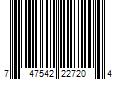 Barcode Image for UPC code 747542227204