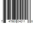 Barcode Image for UPC code 747583042118