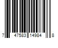 Barcode Image for UPC code 747583149848. Product Name: WonderLand 18-in L x 12-in W x 1-in H Rectangle Grey Natural Stone Stepping Stone in Gray | LLOSTPDCANGRY1218