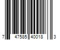 Barcode Image for UPC code 747585400183