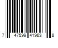 Barcode Image for UPC code 747599419638. Product Name: 