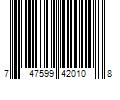 Barcode Image for UPC code 747599420108