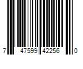 Barcode Image for UPC code 747599422560