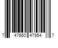 Barcode Image for UPC code 747660479547