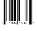 Barcode Image for UPC code 747663477434