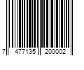 Barcode Image for UPC code 7477135200002