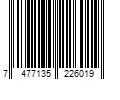 Barcode Image for UPC code 7477135226019