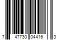 Barcode Image for UPC code 747730044163