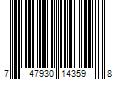 Barcode Image for UPC code 747930143598. Product Name: Women's Blue Heart CrÃ¨me De La Mer