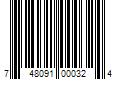 Barcode Image for UPC code 748091000324