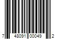 Barcode Image for UPC code 748091000492