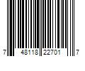 Barcode Image for UPC code 748118227017