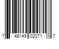 Barcode Image for UPC code 748149020717