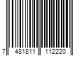 Barcode Image for UPC code 7481811112220