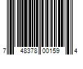 Barcode Image for UPC code 748378001594