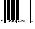 Barcode Image for UPC code 748475401518