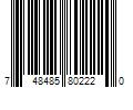 Barcode Image for UPC code 748485802220