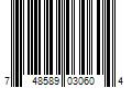 Barcode Image for UPC code 748589030604