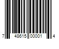 Barcode Image for UPC code 748615000014