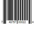 Barcode Image for UPC code 748757000224