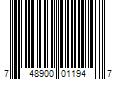 Barcode Image for UPC code 748900011947