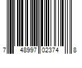 Barcode Image for UPC code 748997023748