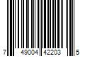 Barcode Image for UPC code 749004422035