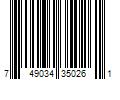 Barcode Image for UPC code 749034350261