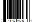 Barcode Image for UPC code 749100013434