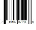 Barcode Image for UPC code 749102071500