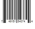 Barcode Image for UPC code 749151543744