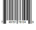 Barcode Image for UPC code 749151761049