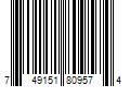 Barcode Image for UPC code 749151809574