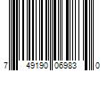 Barcode Image for UPC code 749190069830