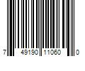 Barcode Image for UPC code 749190110600