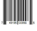 Barcode Image for UPC code 749195009985