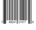 Barcode Image for UPC code 749241314179