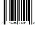 Barcode Image for UPC code 749355840540